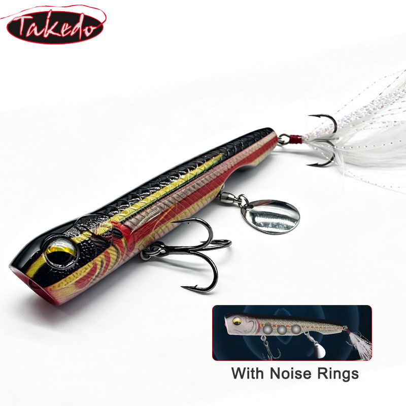 TAKEDO 10G Top Water Popper Fi - Fishing Hook Treble review and price
