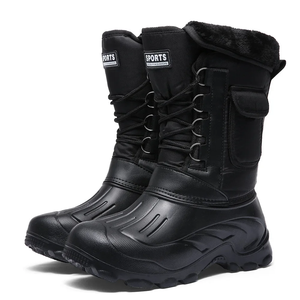 Men Winter Snow Boots Outdoor  - Fishing Hook review and price