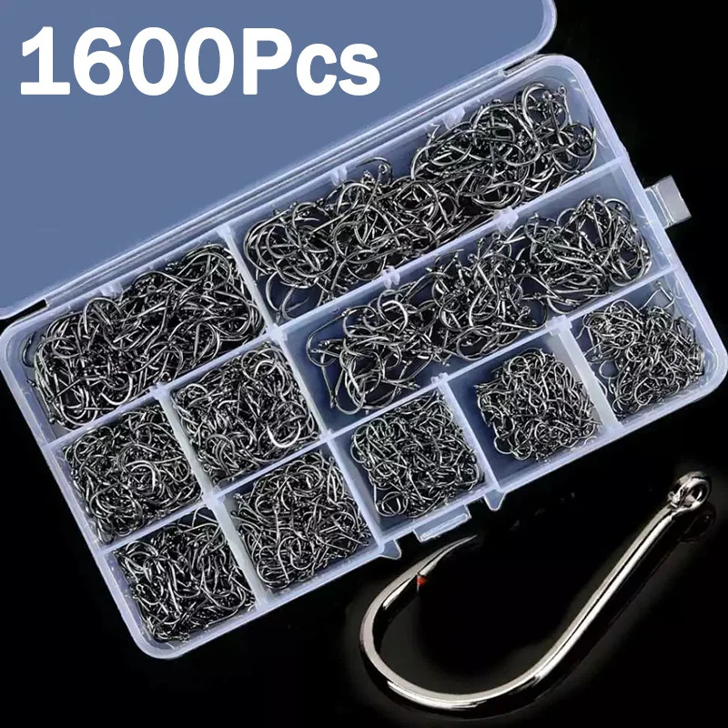 50-1600Pcs/BoxFishing Hooks Ca - Fishing Hook Circle review and price