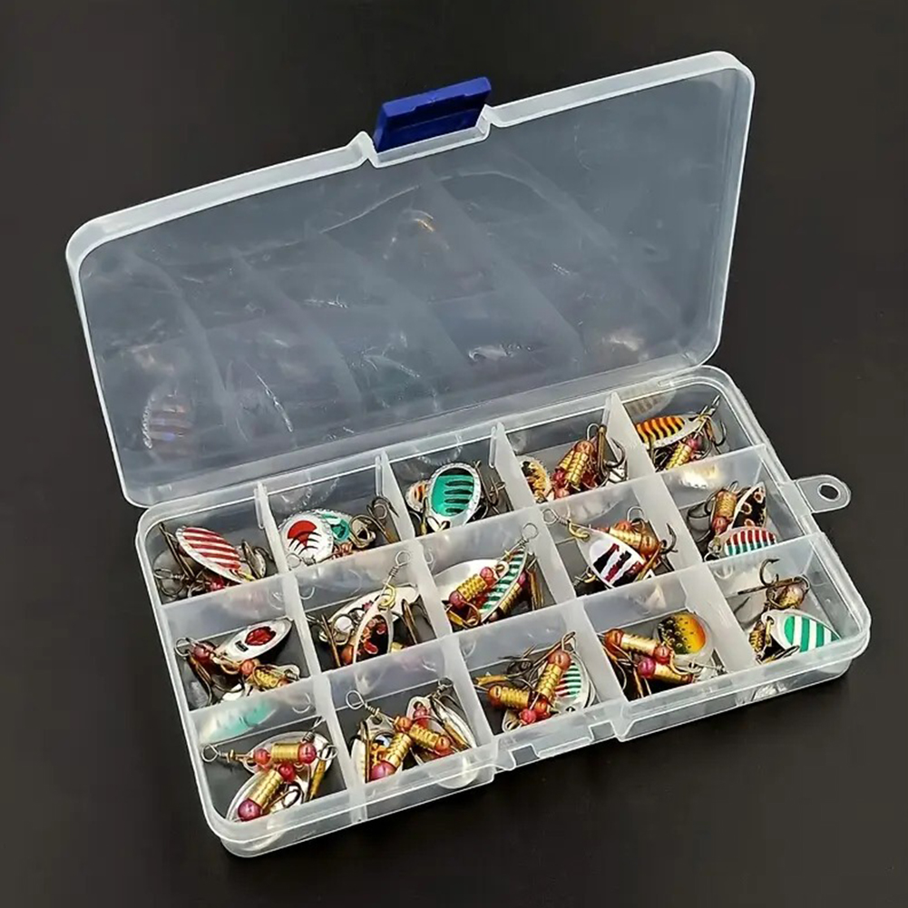 30pcs Metal Spoon Spinner Fish - Fishing Hook Treble review and price